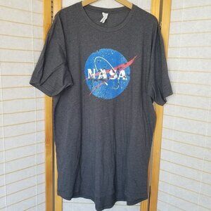 Men's 2XL Nasa T-shirt Dark Gray Bella-Canvas